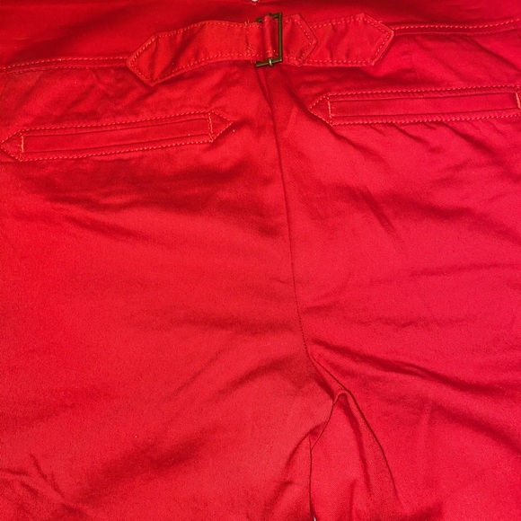 Ann Taylor Loft flared red pants size 2 - Picture 7 of 8